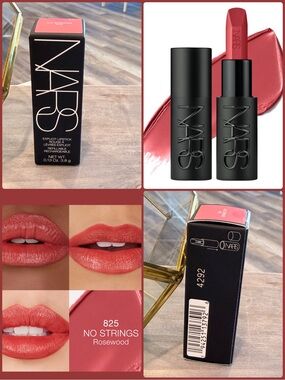 NARS Explicit Lipstick No Strings 825 Rosewood NEW, BNIB NIB Refillable Lipstick